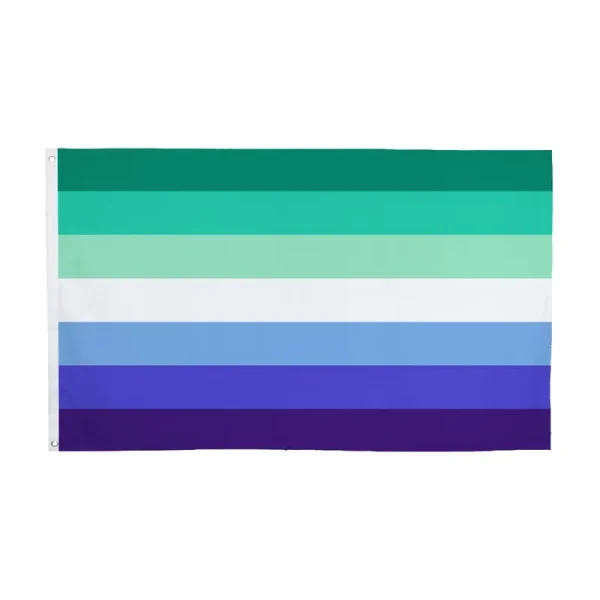 Flaglink MLM Vincian Pride Flag 3x5Fts - Blue Gay Pride Banner