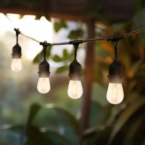 Brightech Ambience Pro - Waterproof LED Outdoor String Lights - Hanging 1W