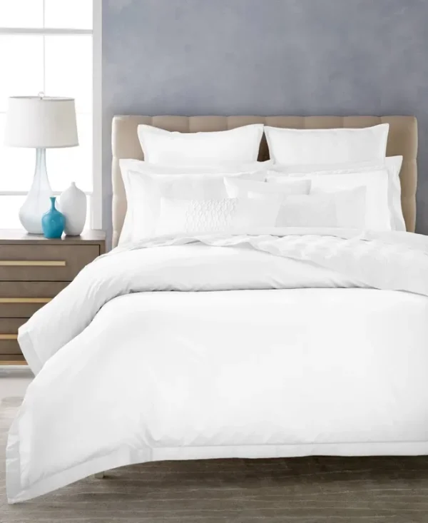 Hotel Collection 680 Thread Count Cotton Full/Queen Comforter White