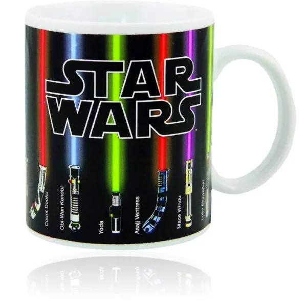 Star Wars Mug Lightsabers Appear with Heat 12 oz