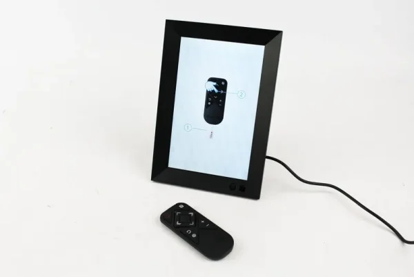 Nixplay 8 inch Smart Digital Photo Frame with WiFi (W08G), Black