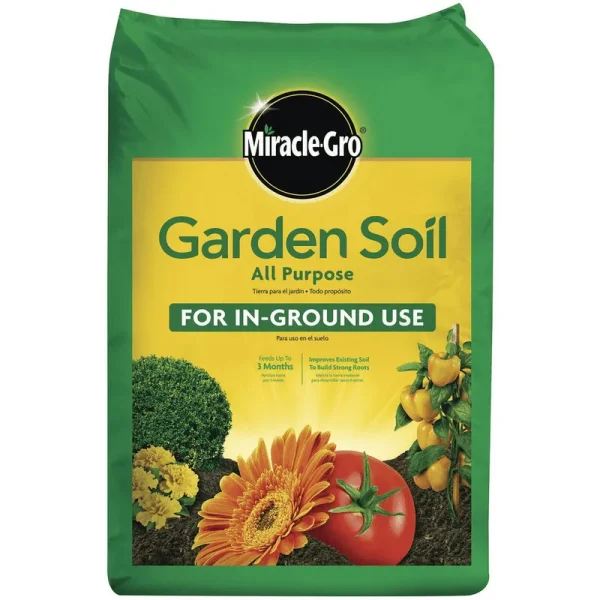 Miracle-Gro Garden Soil All Purpose for In-Ground Use, 0.75 Cu. ft.