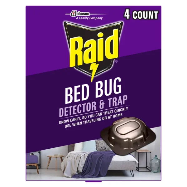 Raid Bed Bug Detector & Trap - 4 ct