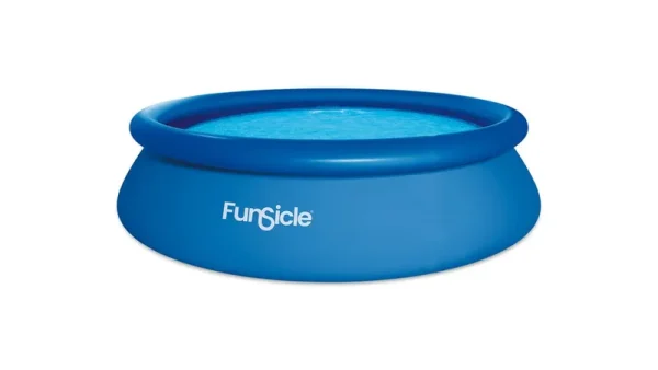Funsicle - 10' x 30" Blue Quickset Inflatable Ring Above-Ground Pool
