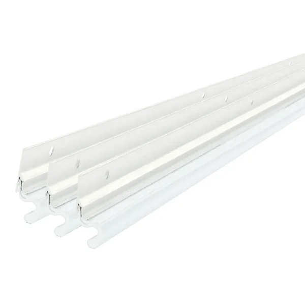 M-D Building Products 36" x 84" White Door Jamb Compression Weatherstrip with Aluminum Stop 91850