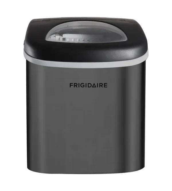 Frigidaire EFIC130-SSBLACK 26 lbs Stainless Steel Ice Maker - Black