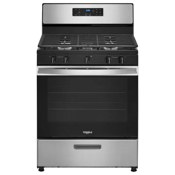 Whirlpool 5.1 Cu. ft. Freestanding GAS Range with Edge to Edge Cooktop