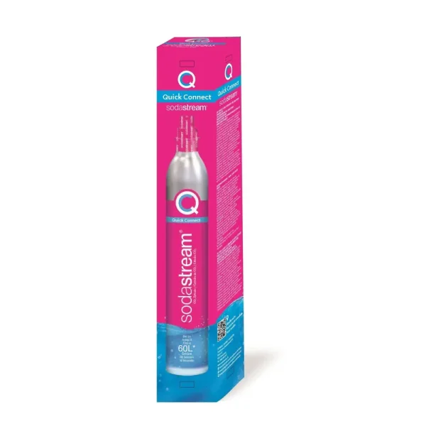 SodaStream Pink Spare CO2 Cylinder, 60 L.