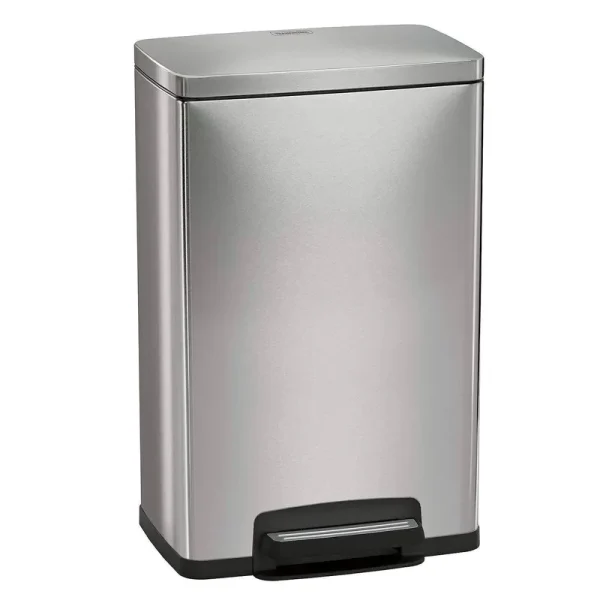 Tramontina 13 Gallon Stainless Steel Step Trash Can