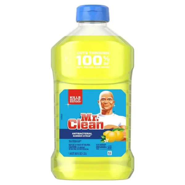 Mr. Clean 45 oz. Summer Citrus Scent Antibacterial Summer Citrus Scent All-Purpose Cleaner (3-Pack)