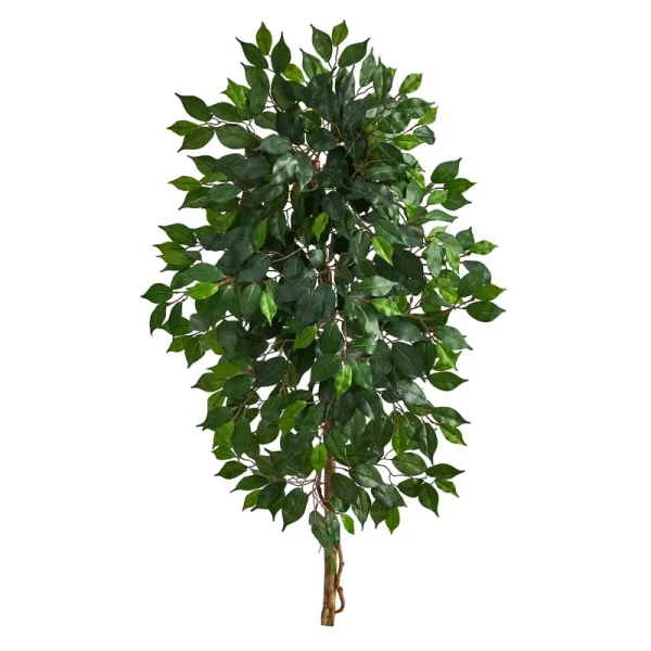 Nearly Natural 4 ft. Single Ficus Artificial Tree (No Pot)