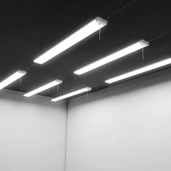 Lepro 4ft Linkable LED Shop Lights, 42W 4200lm Garage Ceiling Light Fixture, 5000K Daylight White, 250W Equivalent Surface Flush Mount or Hanging