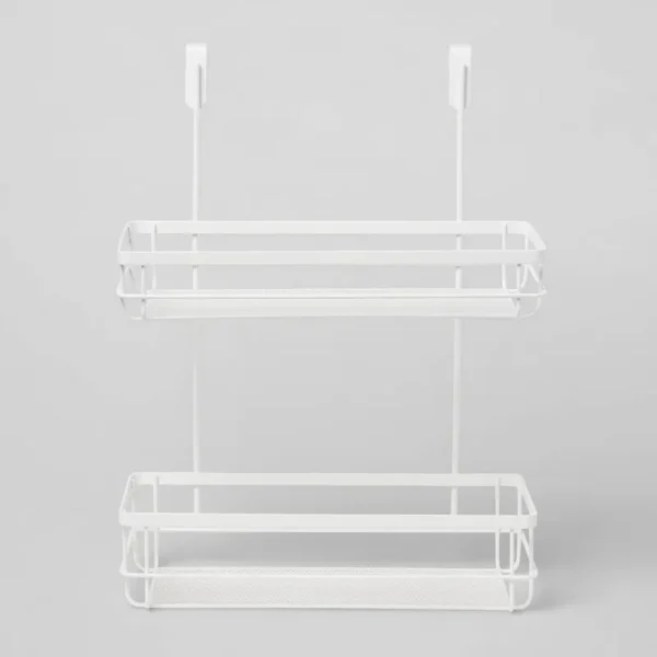 Brightroom Over The Cabinet Tiered Storage Matte White