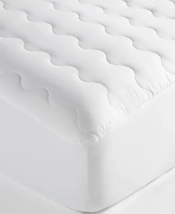 Home Design Easy Care Waterproof Mattress Pads, California King, Created for Macy's - White