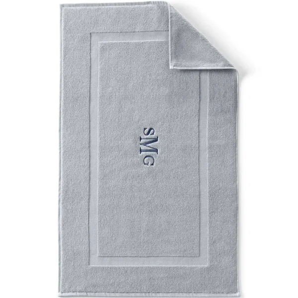 Lands' End Supima Cotton Tub Mat - Shale Gray - 20x33