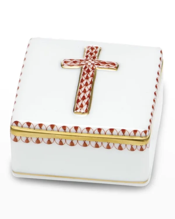 Herend Prayer Box Rust