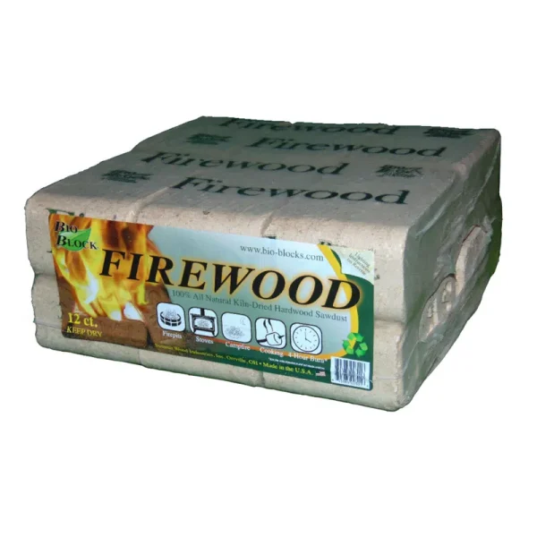 B & K BIO-12A Natural Firelog - 12 pack