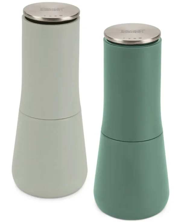 Joseph Joseph Milltop Salt & Pepper Set - Sage