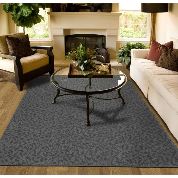 Garland Rug Ivy 12' x 12' Area Rug Cinder Gray