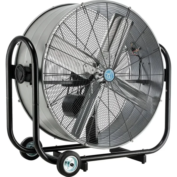 36x22 Portable Tilt Drum Blower Fan. Belt Drive