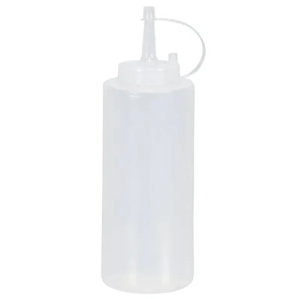 Mainstays 12 Ounce Plastic Squeeze Dispense Bottle, Clear