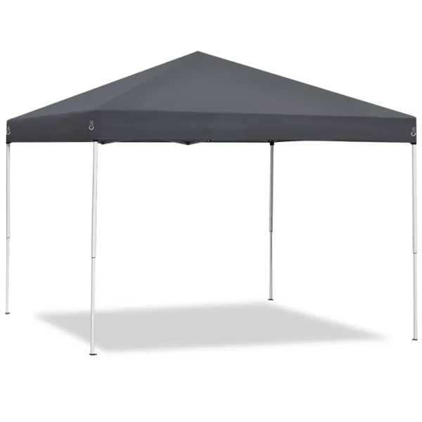 Zeny 10 x 10ft Party Tent Pop-Up Canopy Foldable Waterproof Gazebo Tent with Carrying Bag, Gray