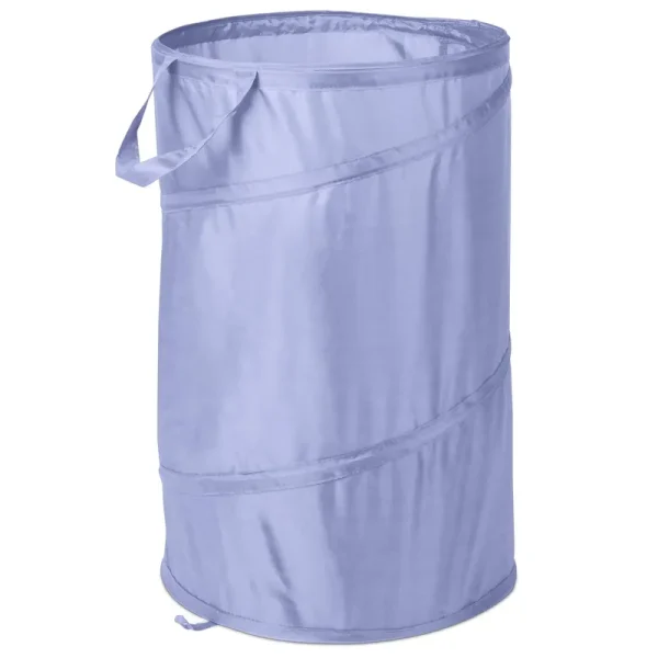 Mainstays Spiral Hamper Polyester Material - Purple