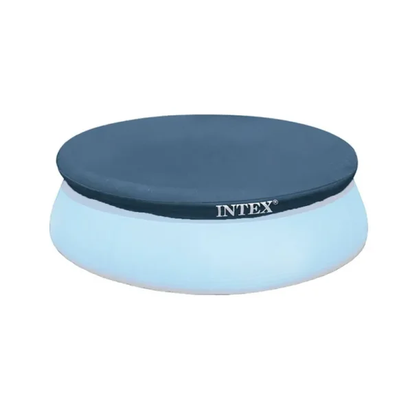 Intex Easy Set Swimming Pool Cover, Blue, 8'
