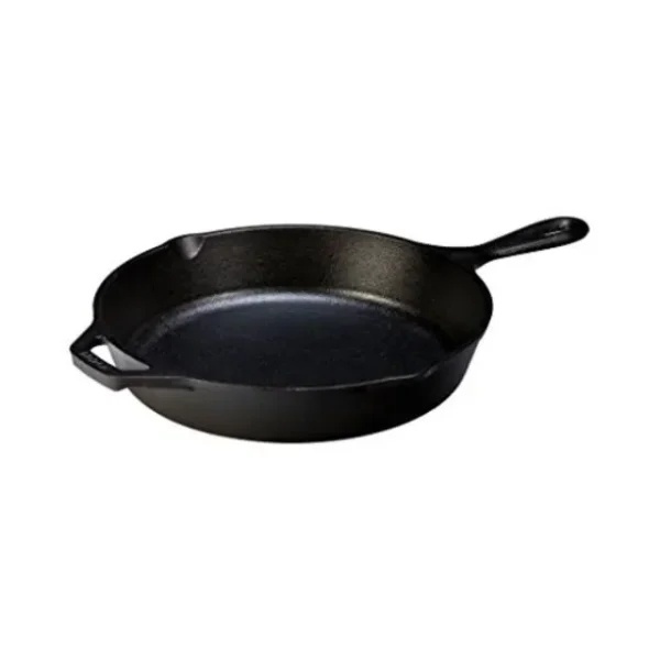 Lodge L8SK3 10.25 inch Cast Iron Skillet, Pre-Seasoned and Ready for Stove
