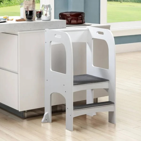 Kids on The Rise Kids Kitchen Step Stool by Naomi Home