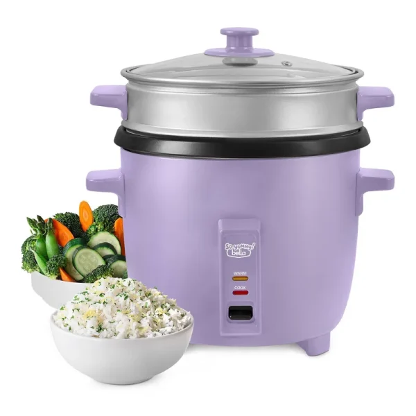 So Yummy by Bella 16 Cup Rice Cooker and Steamer - Lavender