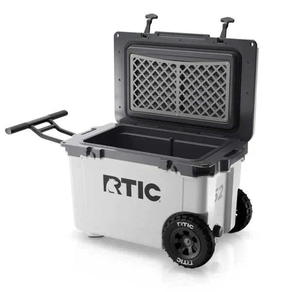 RTIC Outdoors 52qt Ultra-Light Wheeled Hard Sided Cooler - White/Gray