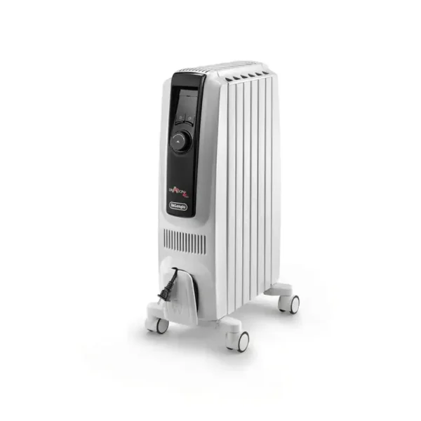 DeLonghi TRD50615E 1500-Watt 5120 BTU Electric Oil Filled Radiator Space Heater Quiet Full Room Comfort