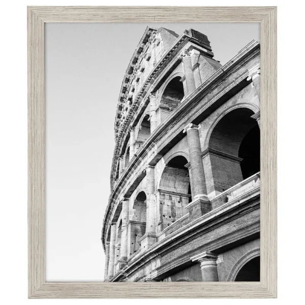Americanflat 20x24 Poster Frame in Drift Wood with Polished Plexiglass - Horizontal and Vertical Formats with Included Hanging Hardware