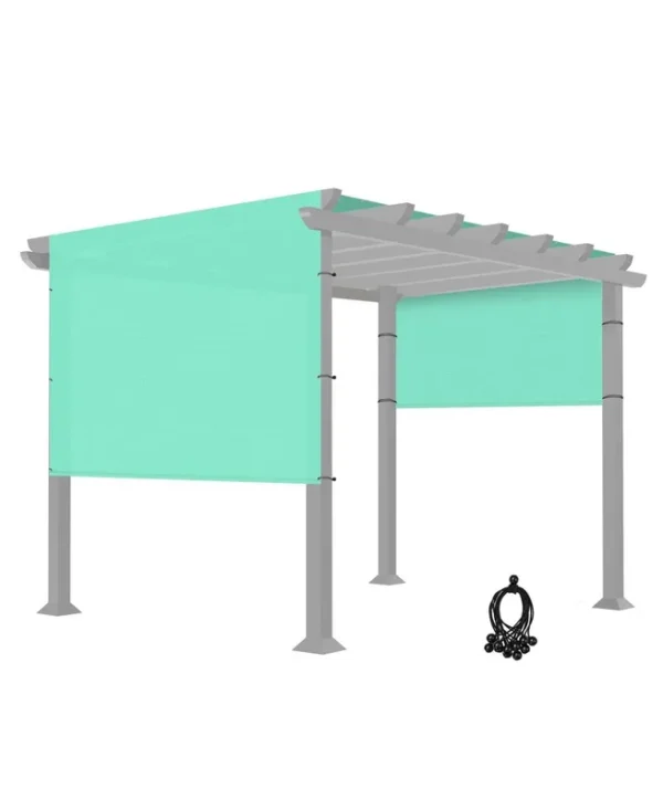 Yescom 8x16 ft Universal Pergola Canopy Replacement Cover Sun Shade Rod Pocket Patio