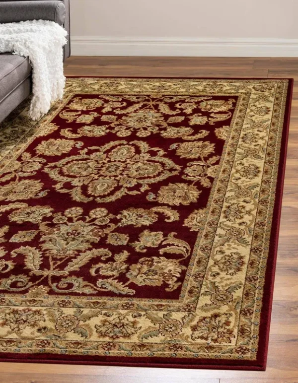 Classic Agra 10x13 Red Large Area Rug