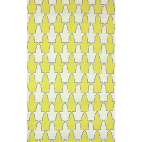 nuLOOM Flatwoven Trina Rug - Color: Yellow; Size: 5' x 8'