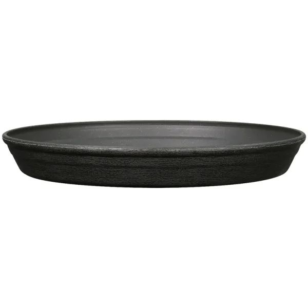 Style Selections 17.24-in Black Plastic Plant Saucer