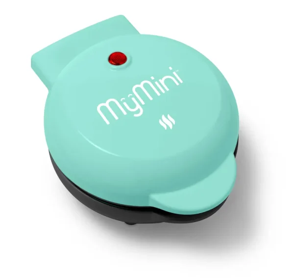 Nostalgia Mini Waffle Maker - Teal
