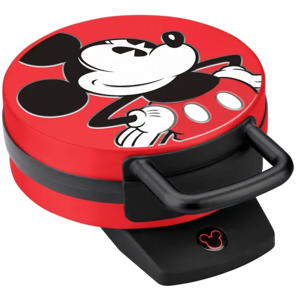 Disney Mickey Mouse Waffle Maker, Red