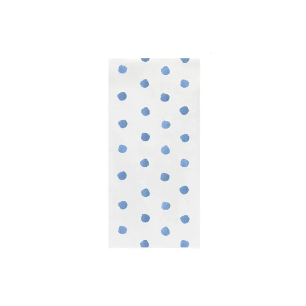 Vietri Papersoft Napkins Dot Guest Towels Light Blue / Pack of 20