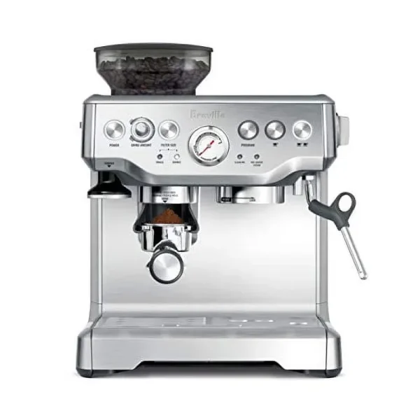 Breville BES870XL the Barista Express - Coffee Machine with Cappuccinatore - 15 Bar - Stainless Steel
