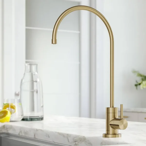 Kraus FF-100BG Purita 100 Percent Kitchen Water Filter Faucet Brushed Gold