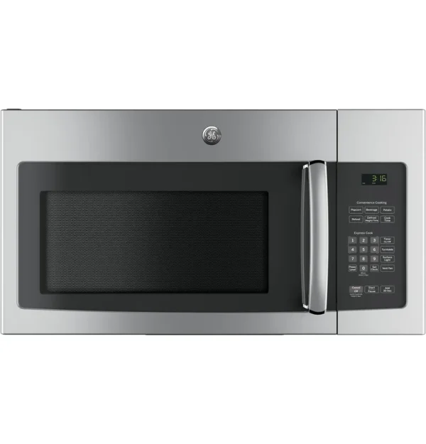 GE JVM3162RJSS 1.6 Cu. ft. Stainless Steel Over-The-Range Microwave