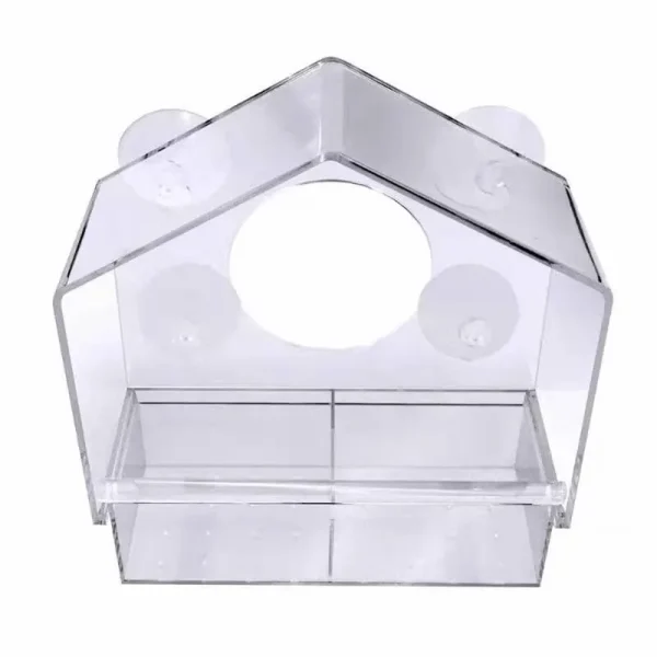 Style Selections Clear Acrylic Window Bird Feeder