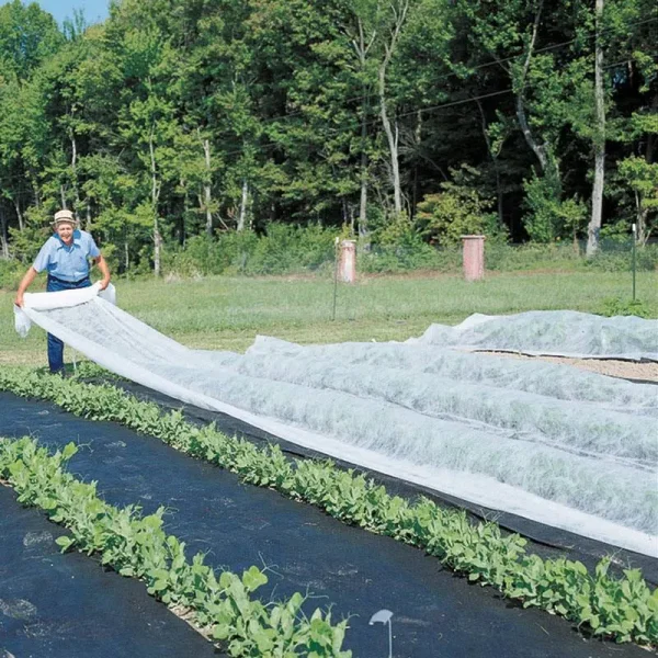 Gardens Alive! Floating Standard Weight Fabric Row Cover - 61 in x 110 ft