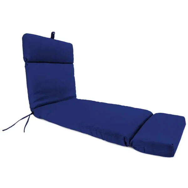 Outdoor Chaise Lounge Cushion Beachcrest Home Fabric: Veranda Cobalt