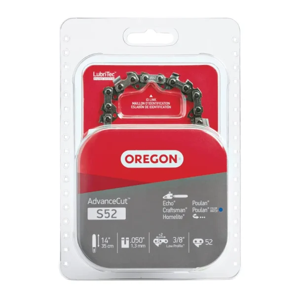 Oregon S52 AdvanceCut 14-inch Chainsaw Chain Fits Craftsman Echo Homelite