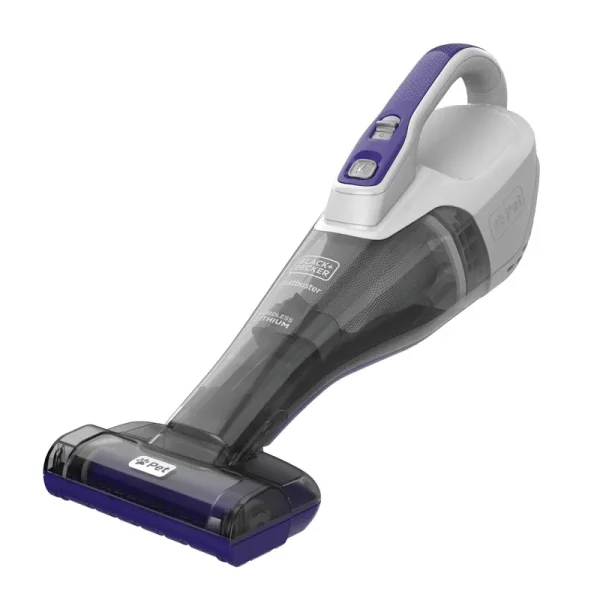 Black+decker Furbuster Cordless Pet Hand Vacuum - Motorized Pet Head & Anti-Tangle Brush; Hlvb315jp07w
