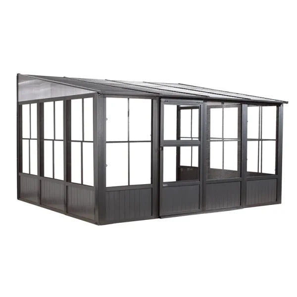 Sojag Charleston 10 ft. x 13 ft. Wall Solarium
